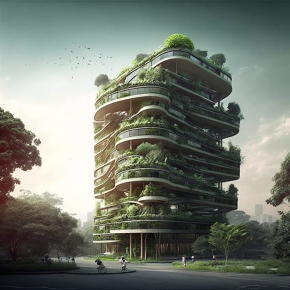 Tour jardin de Ken Yeang Tour jardin de Ken Yeang
